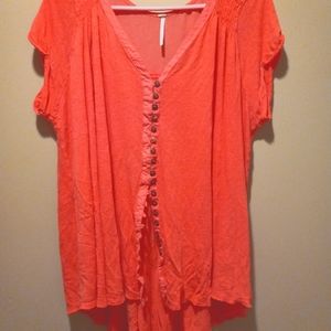 Free People oversized shirt